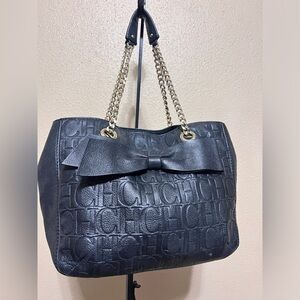 CH Carolina Herrera  Leather Shoulder Bag